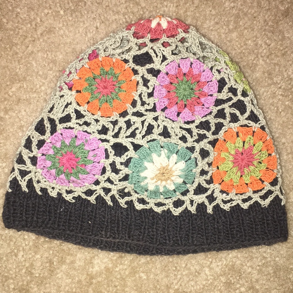 Crochet toboggan